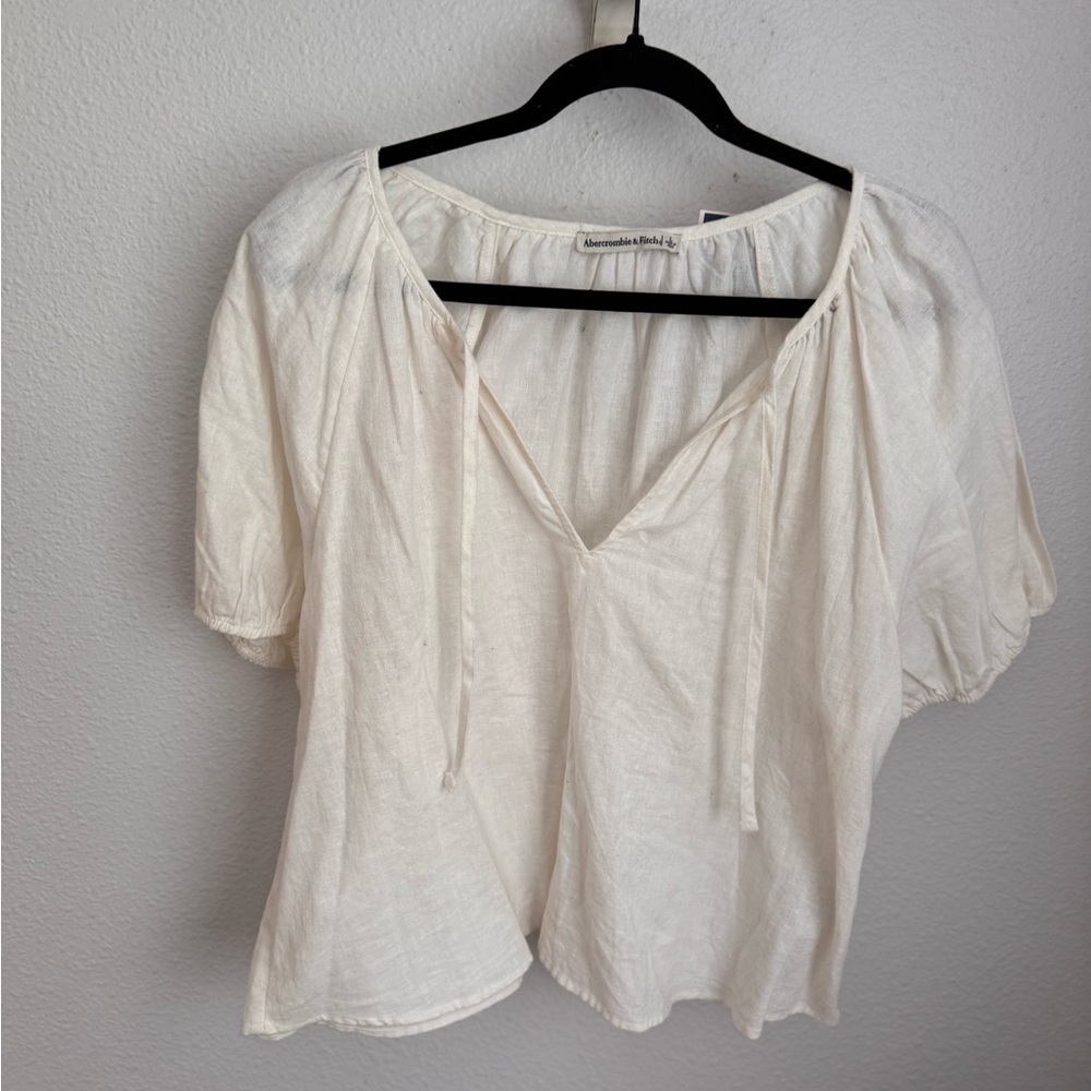 Abercrombie & Fitch Cream Blouse